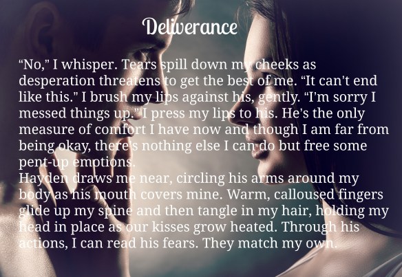 Young beautiful couple in each other's arms on a dark background